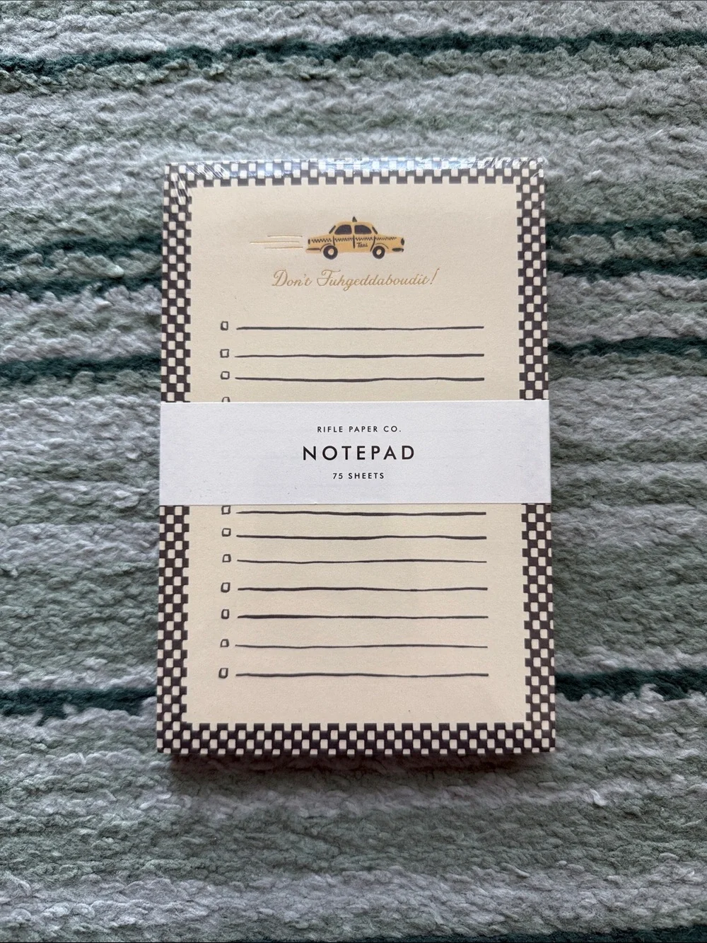 🆕 Rifle Paper Co. checklist notepad